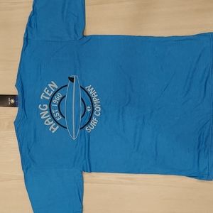 NWT " Hang Ten "  Men's Large Blue T-shirt.